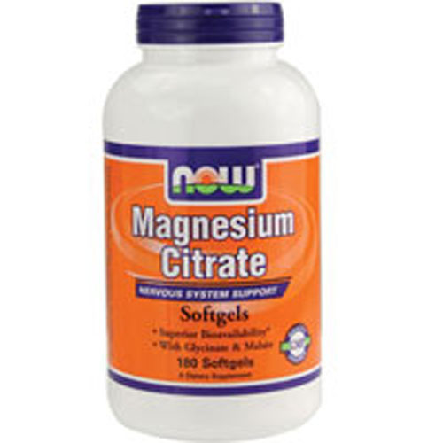 Magnesium Citrate 180 softgels by Now Foods